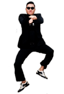 Psy Dancing Full PNG icon