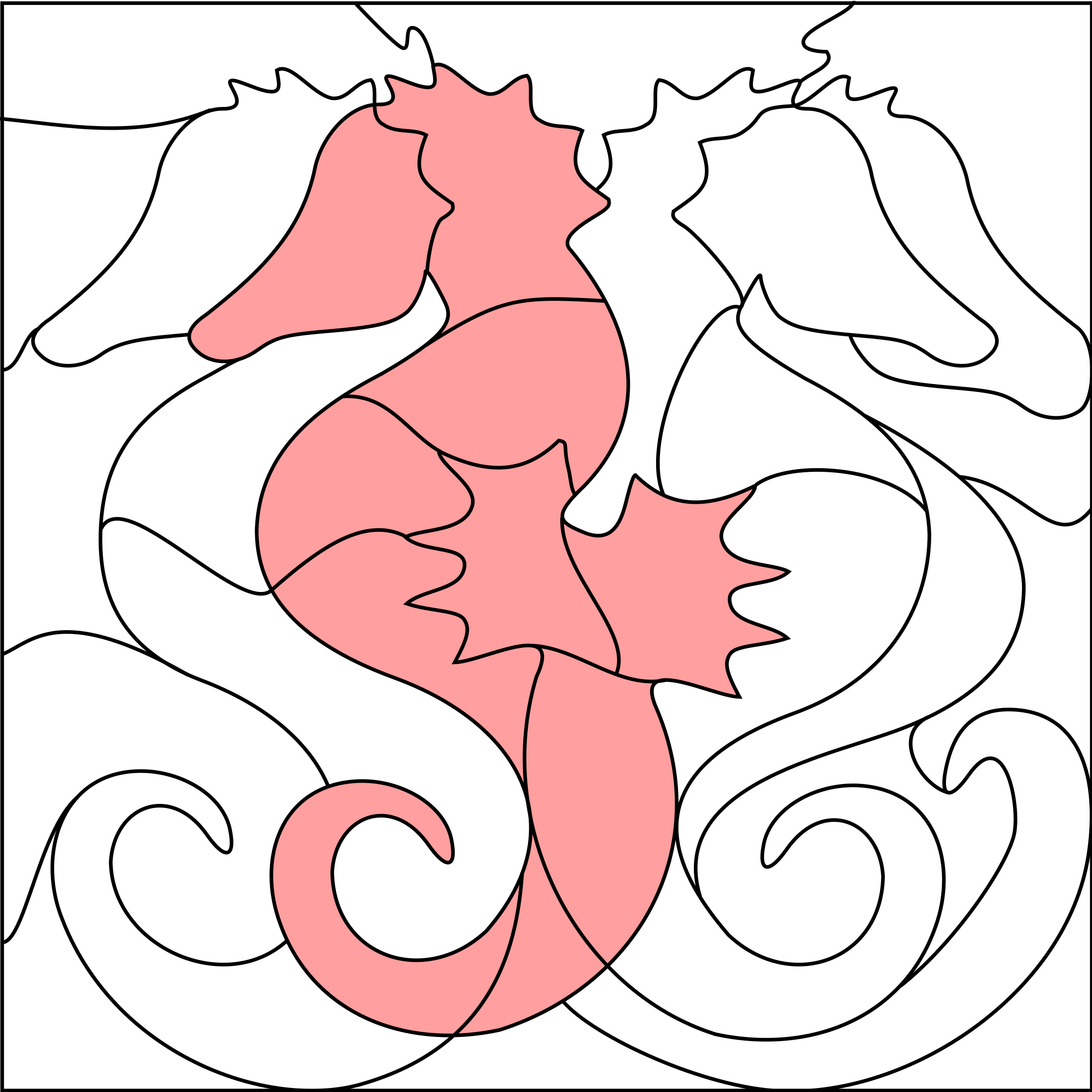 puzzle picture  seahorse PNG icon
