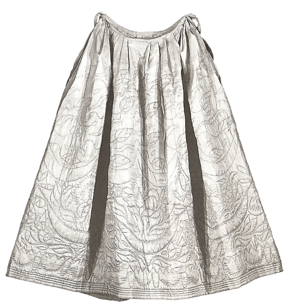 Quilted Petticoat Clip arts