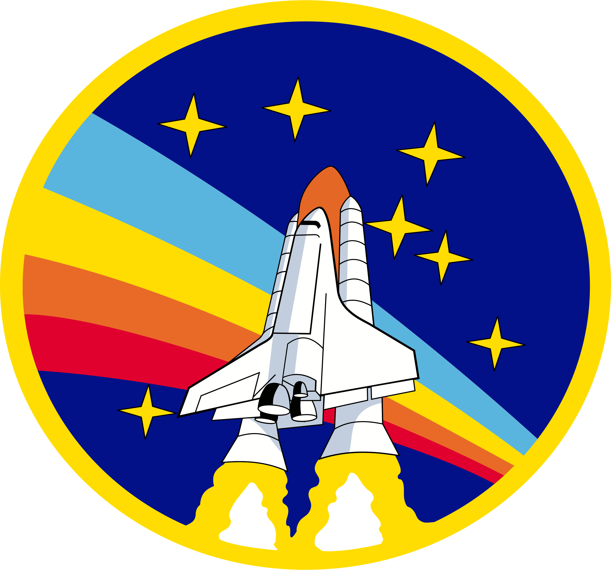 Rainbow Rocket! - shuttle PNG icon
