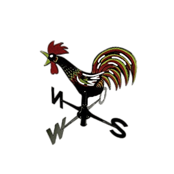 Red and Green Weathercock PNG images