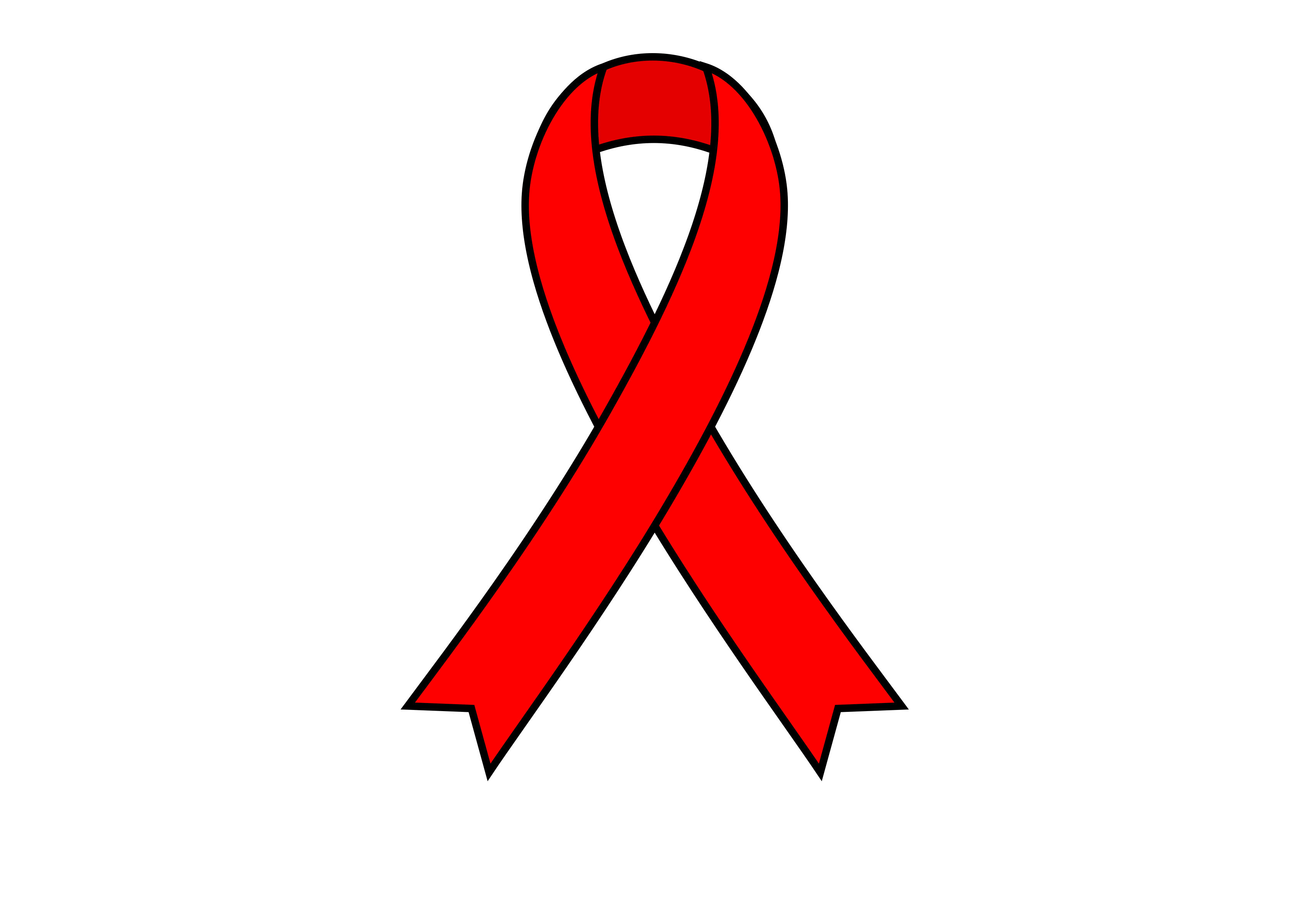 Red Awareness Ribbon PNG icon