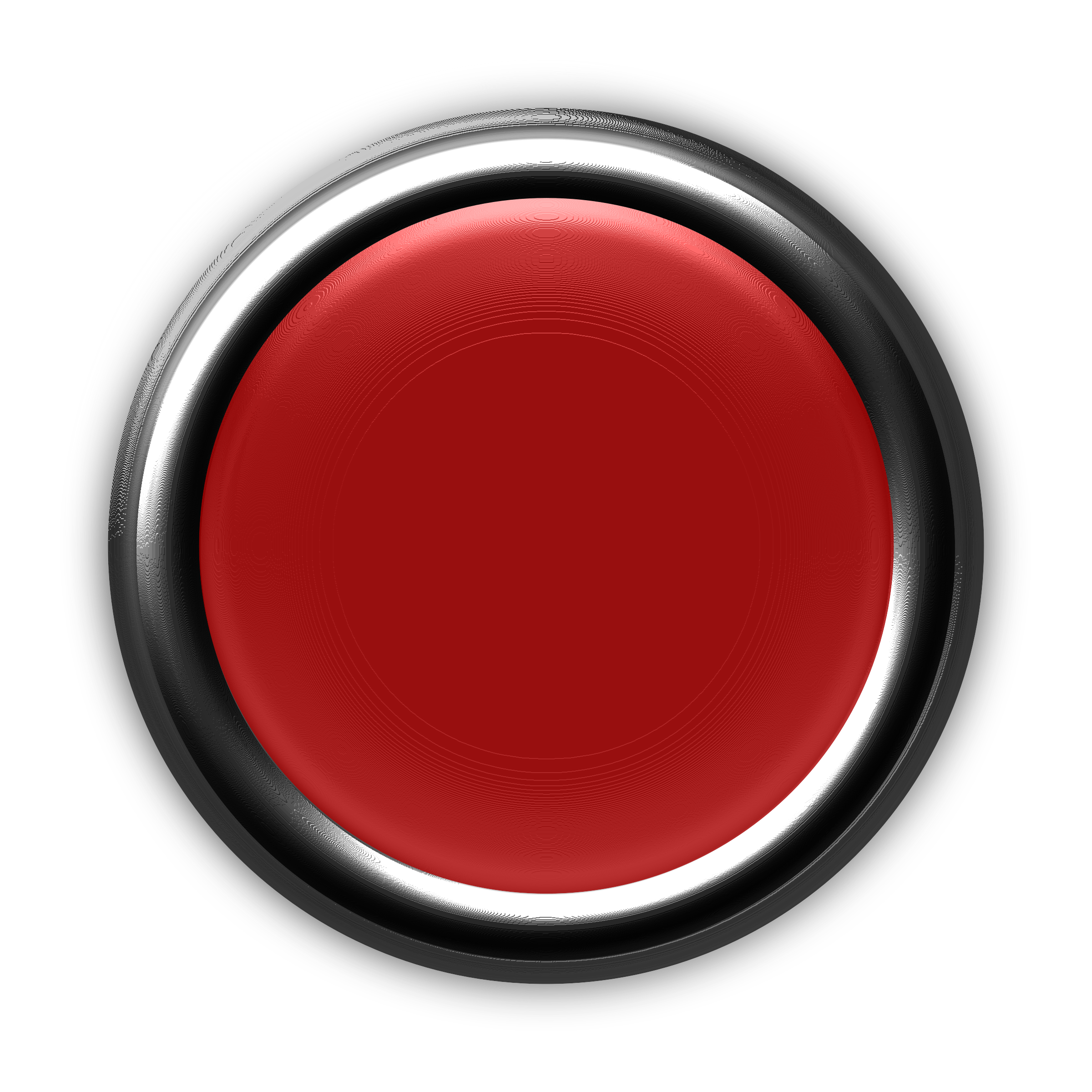 Red Button with Internal Light Turned Off SVG Clip arts