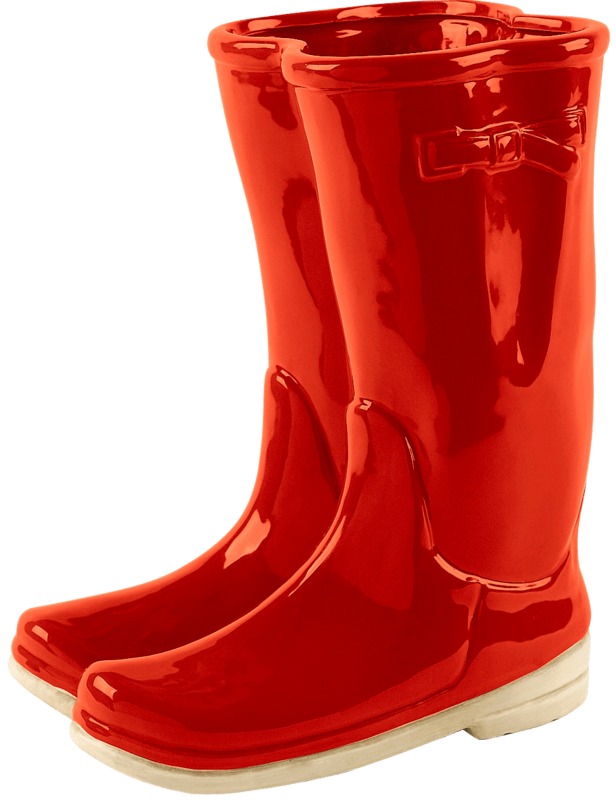 Red Plastic Boots PNG icon