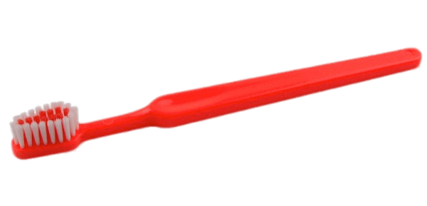 Red Plastic Toothbrush SVG Clip arts
