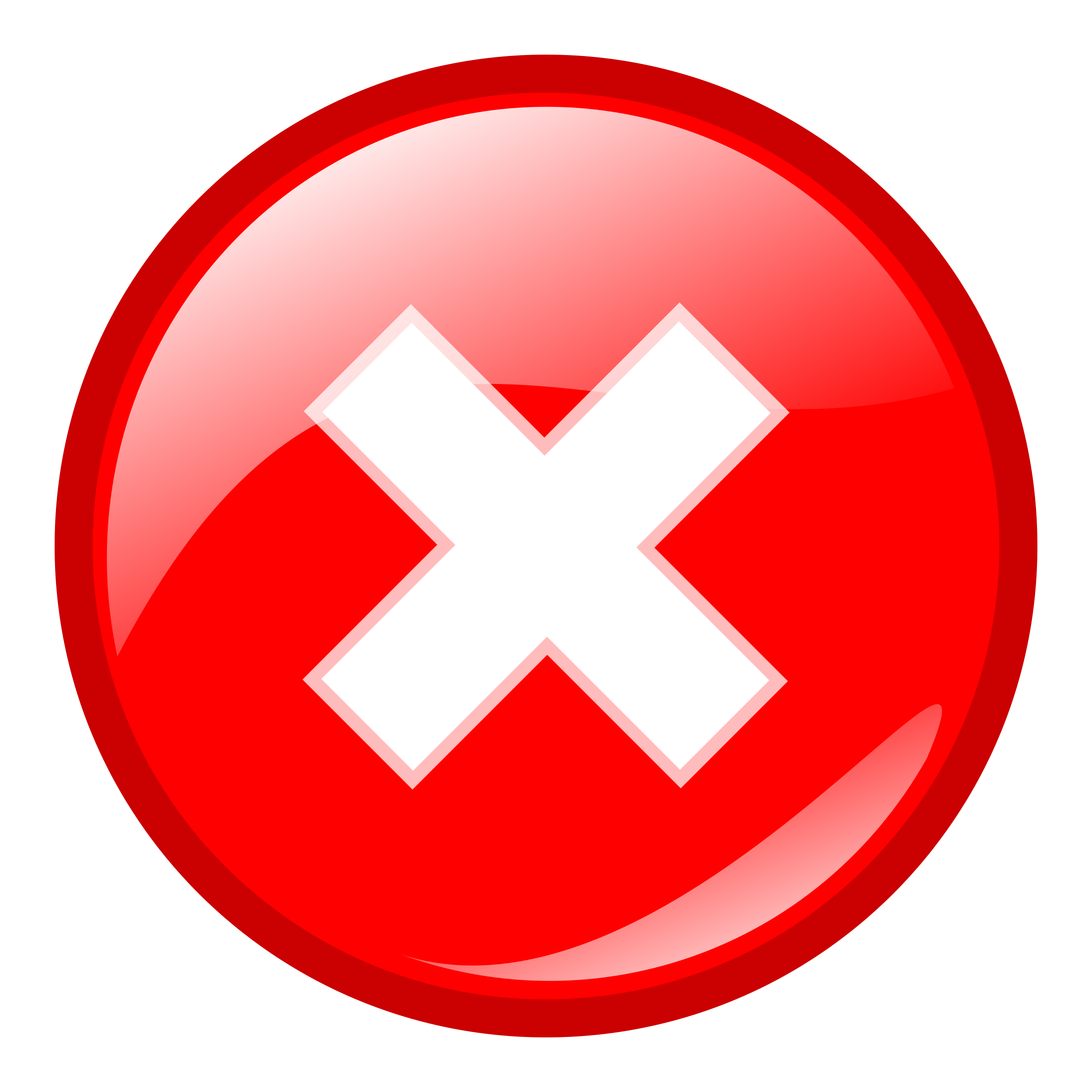 red round error warning icon SVG Clip arts