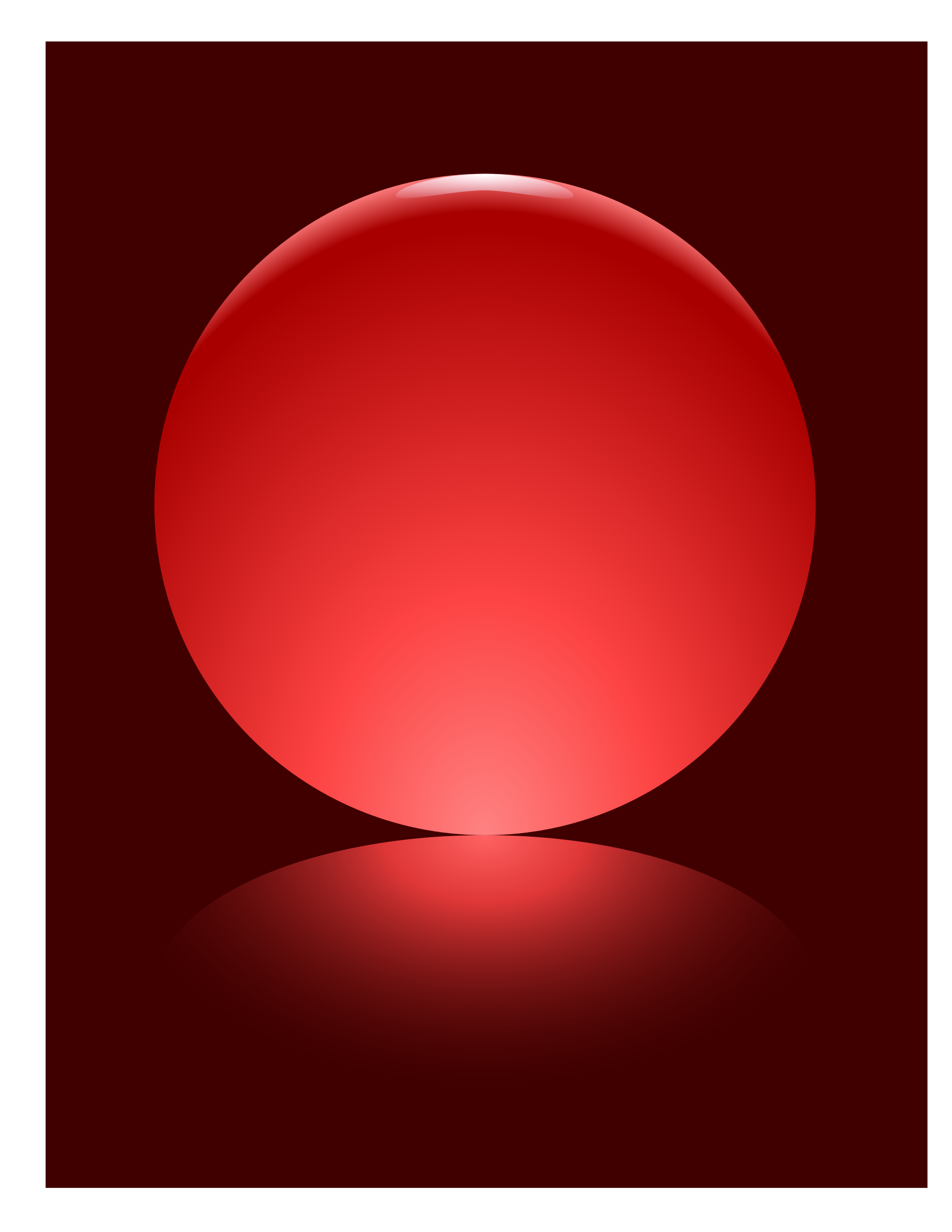 Red sphere SVG Clip arts