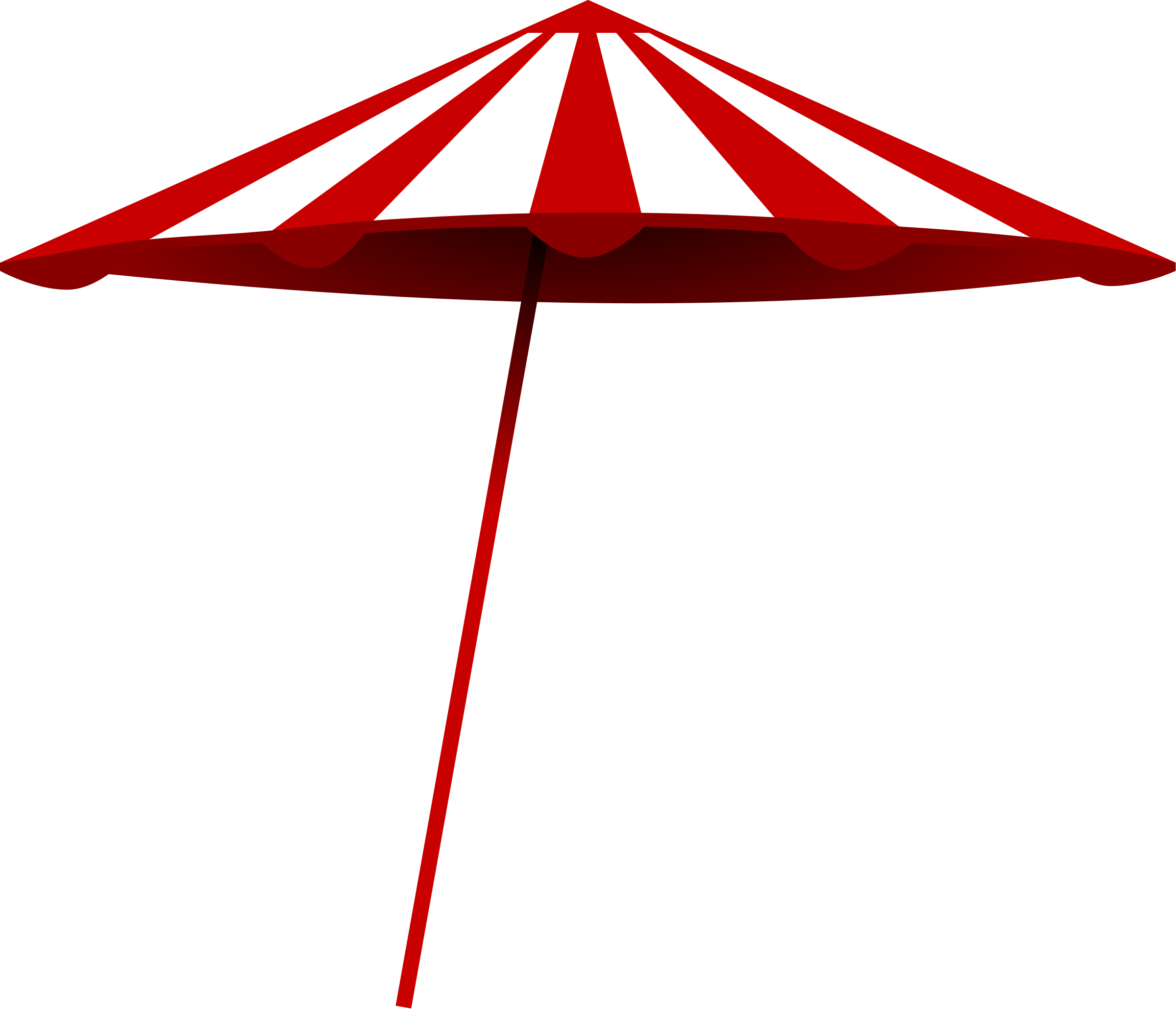 red-white umbrella SVG Clip arts