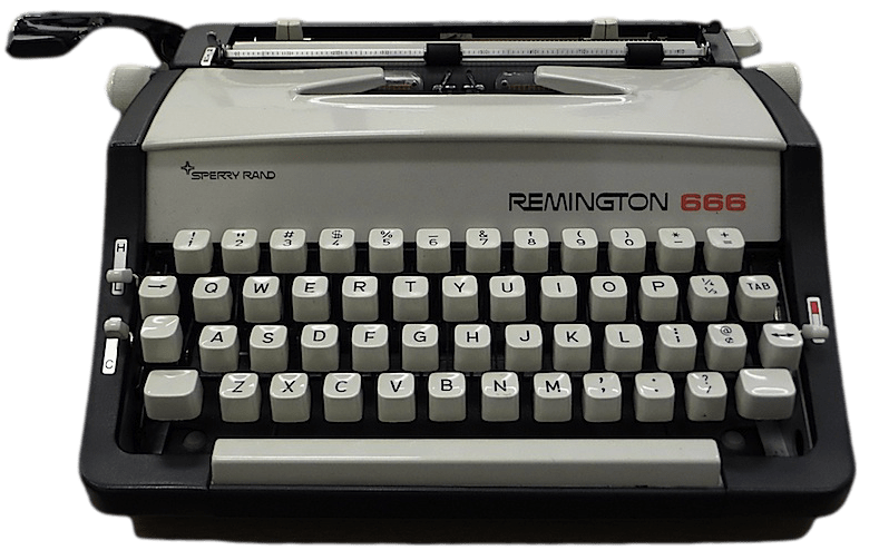 Remington Typewriter SVG file