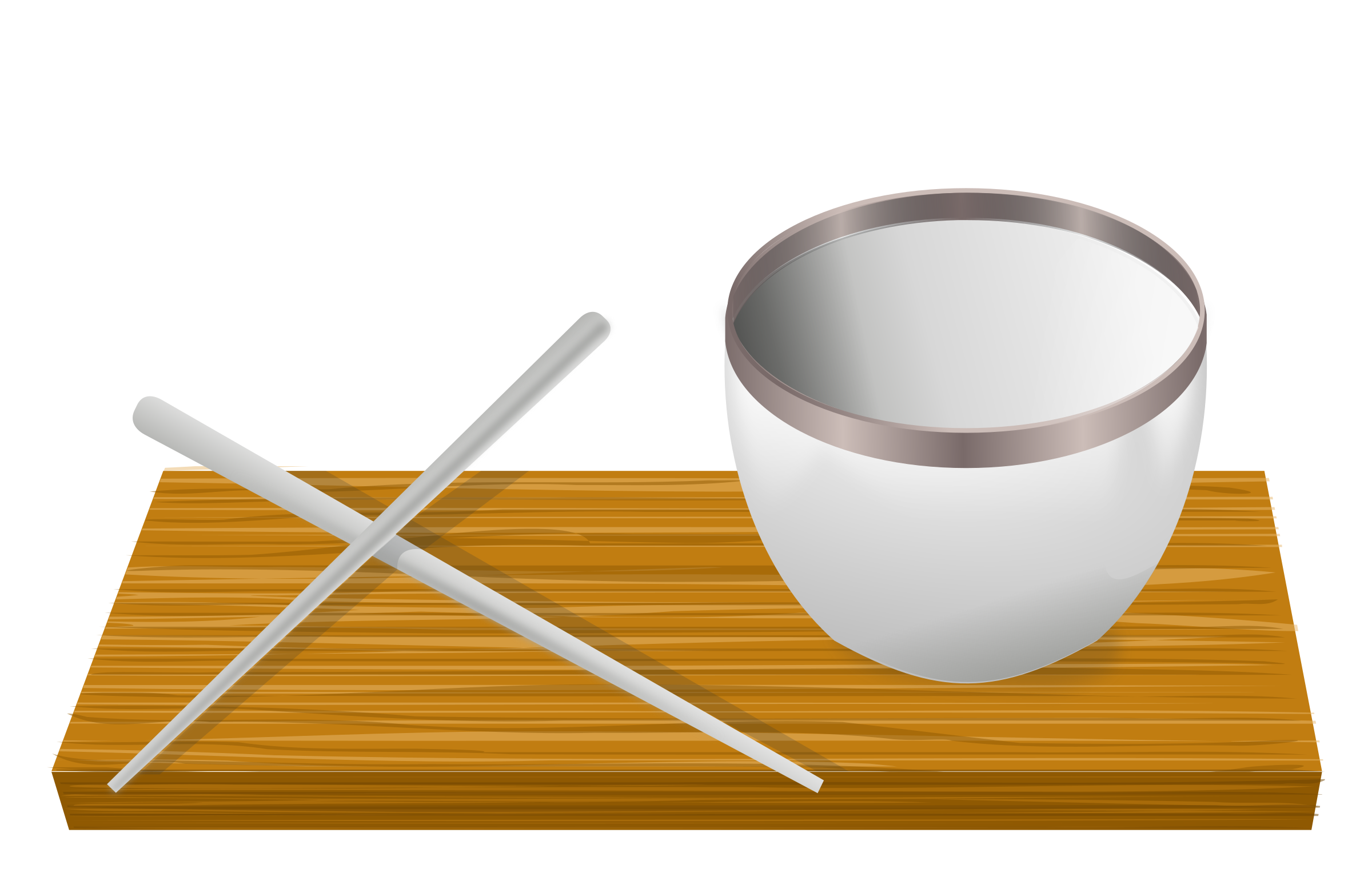 Rice bowl with chopsticks PNG icon