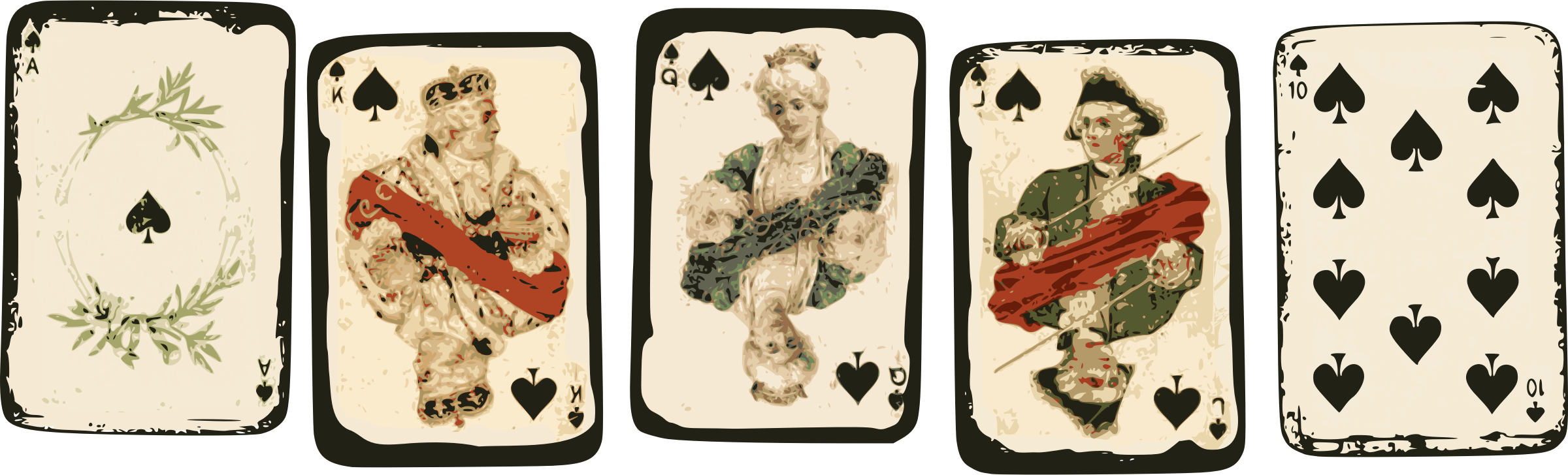 Royal Flush - Poker Cards PNG icon