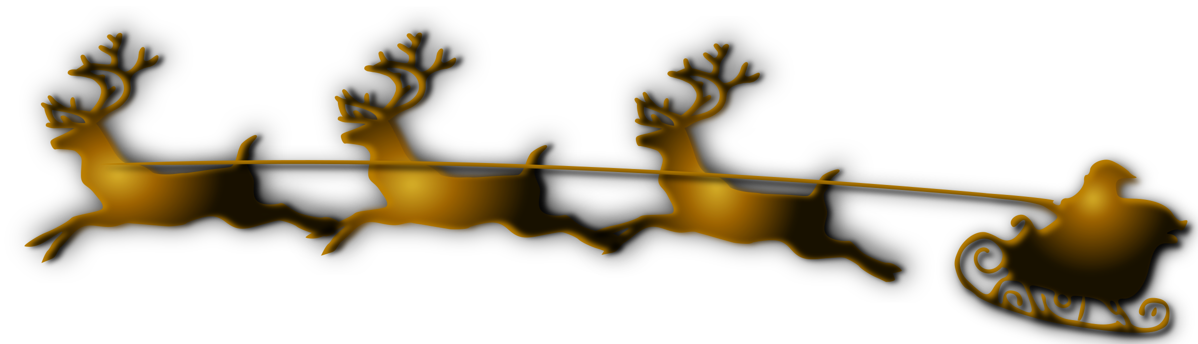 Santa and Reindeer Remix PNG icon