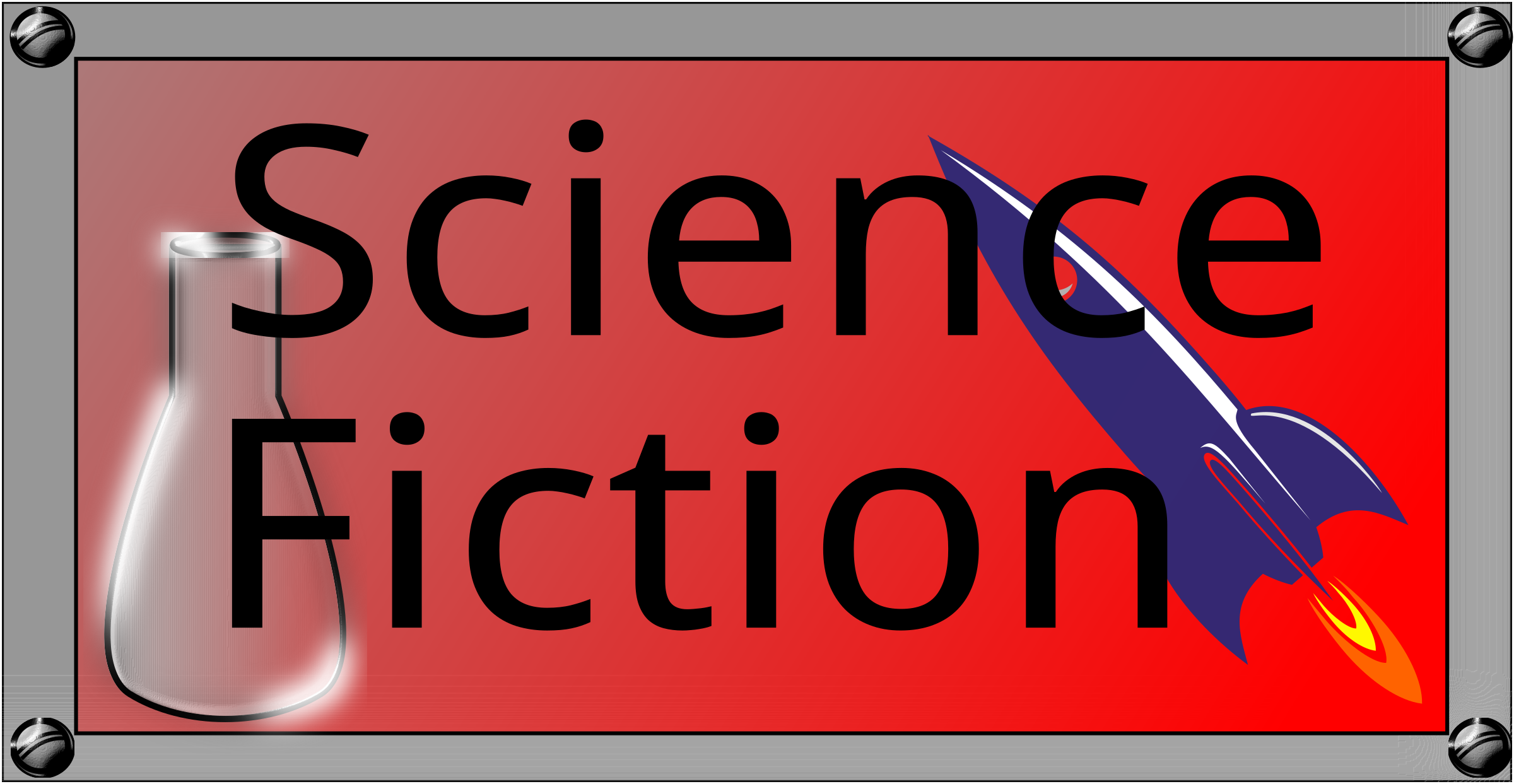 Science Fiction Button SVG Clip arts