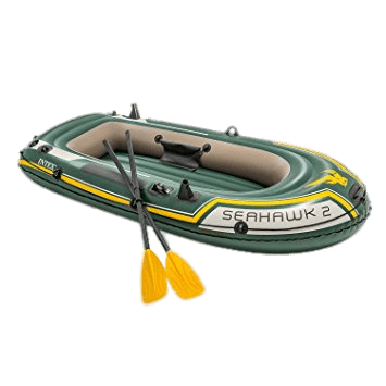 Seahawk Green Inflatable Dinghy Clip arts
