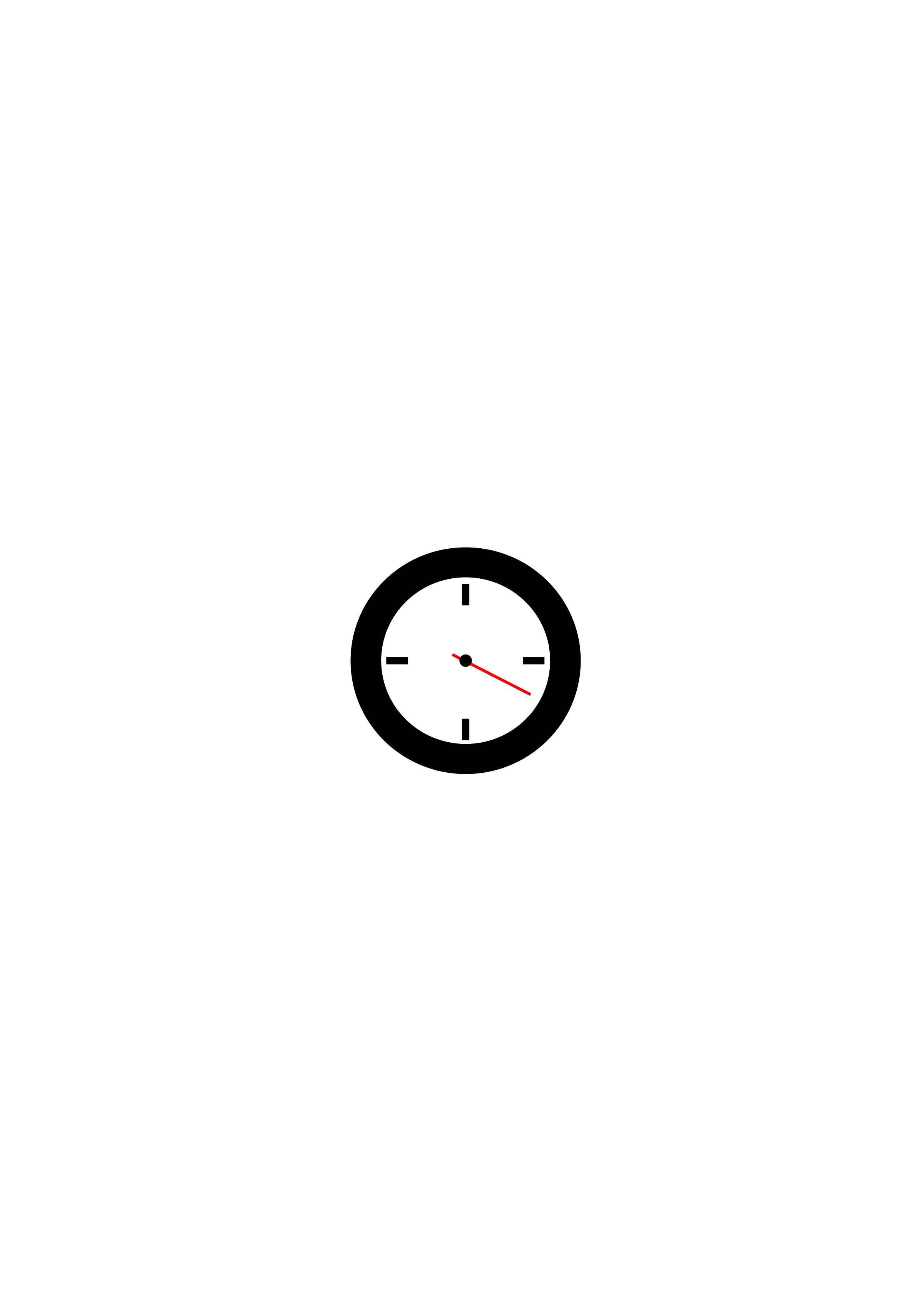 Second Clock Clip arts