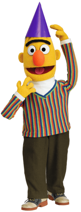 Sesame Street Bert Party Hat PNG images