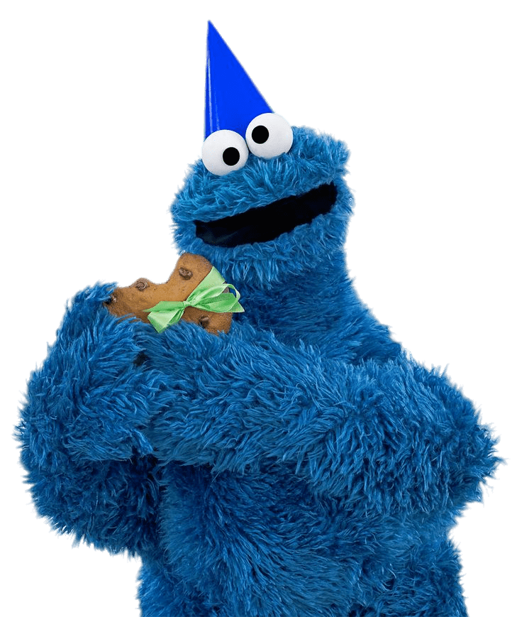 Sesame Street Cookie Monster Party Clip arts