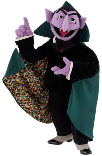 Sesame Street Count Von Count PNG icon