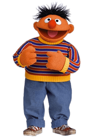 Sesame Street Ernie Standing Clip arts