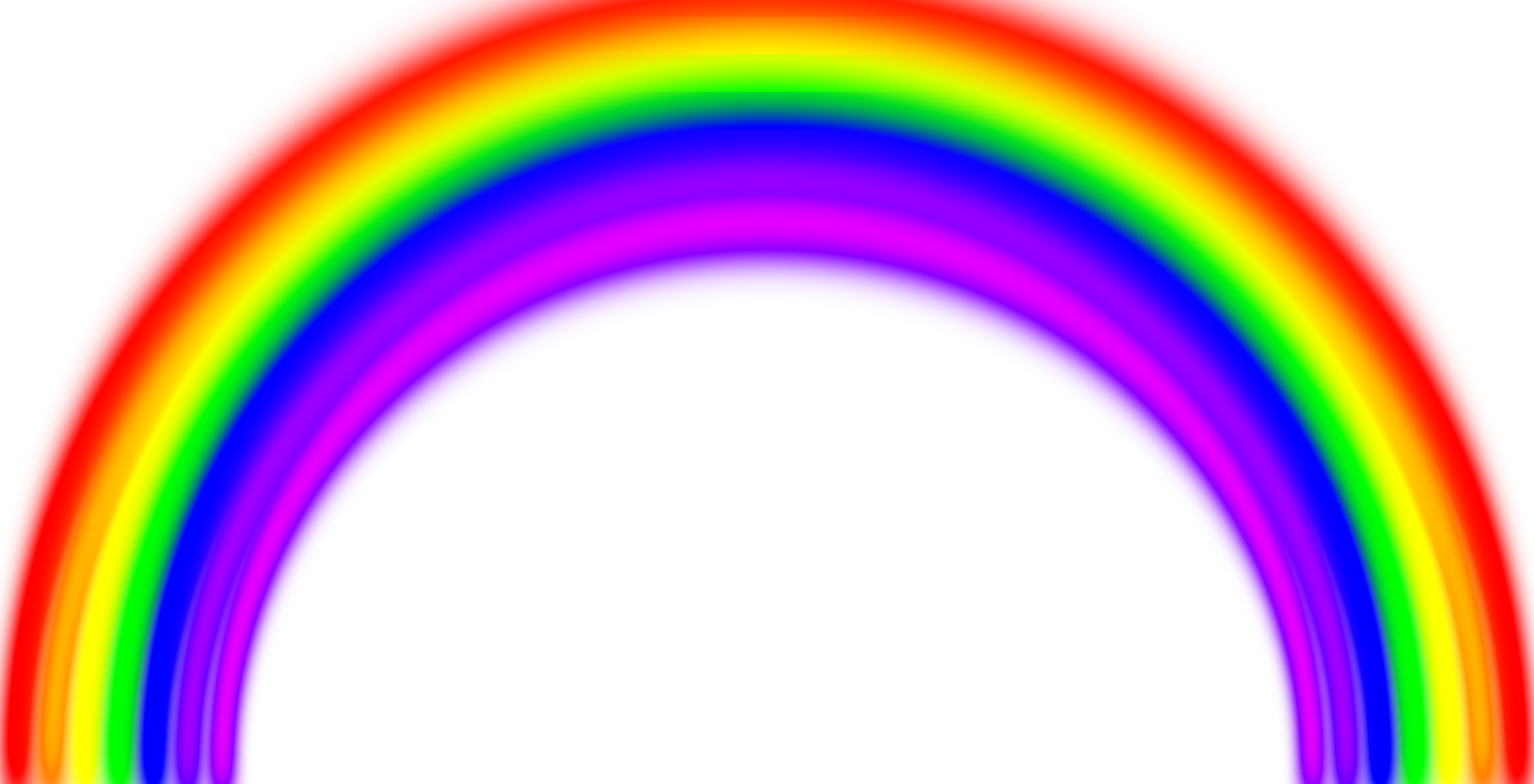 Simple Rainbow with Blur PNG icon