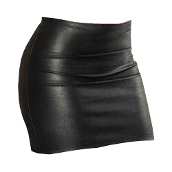 Skirt Leather Black Clip arts