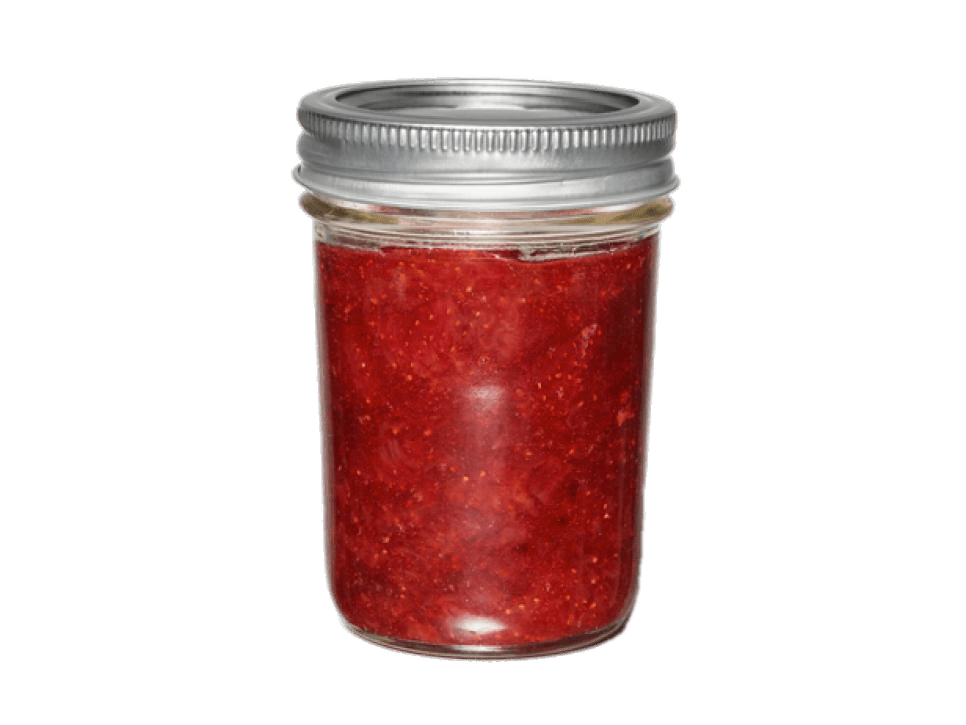 Small Raspberry Jam Jar Clip arts