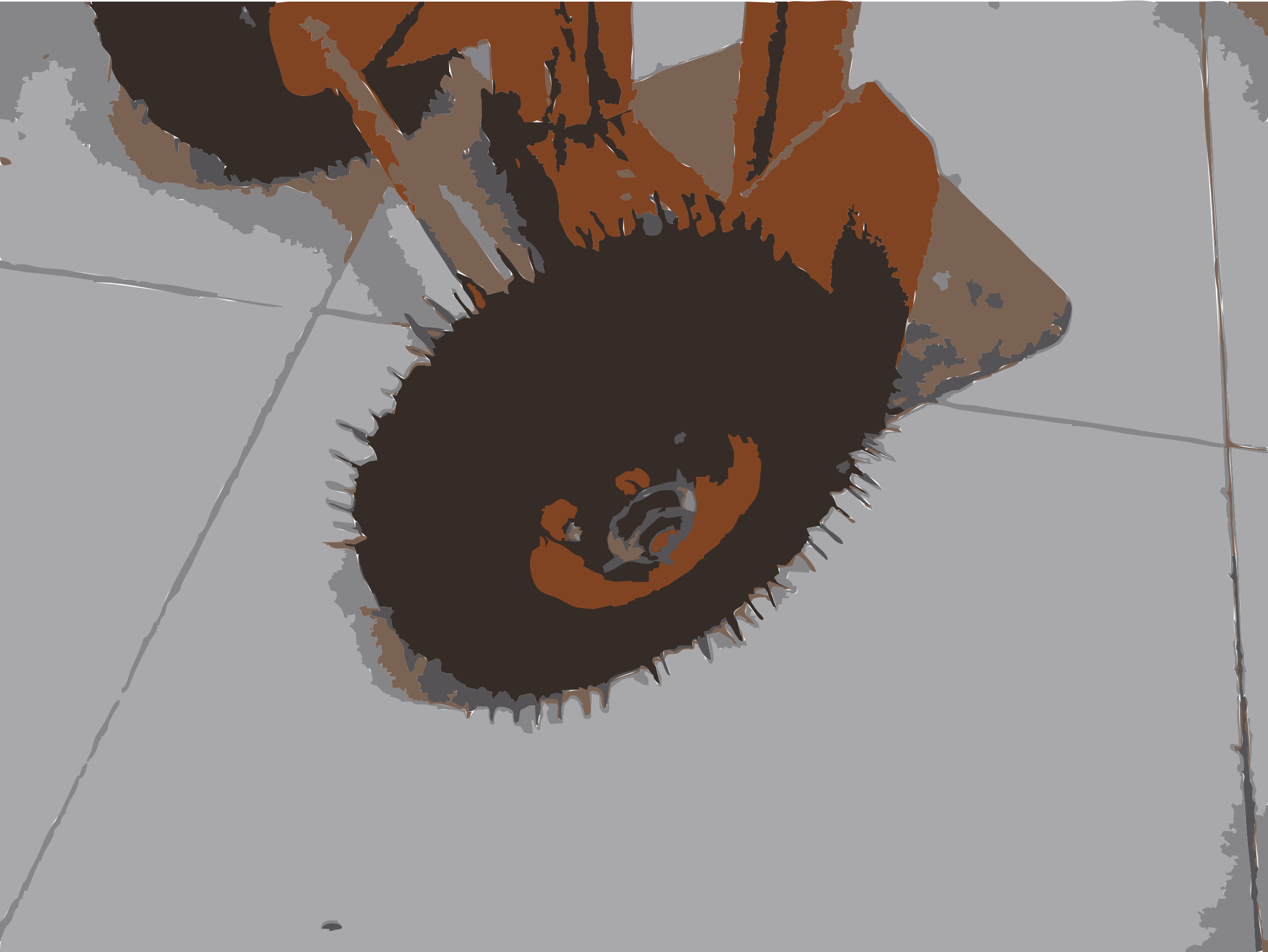 Spiky Tires on Wheelbarrow Clip arts