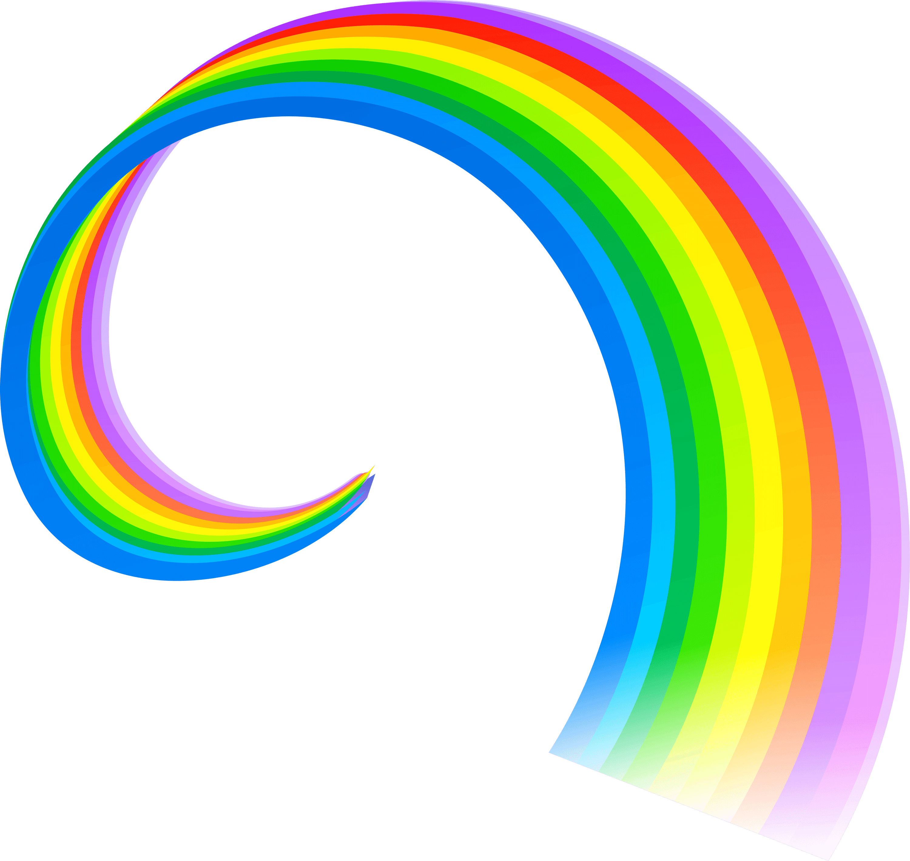 Spiral Rainbow PNG images
