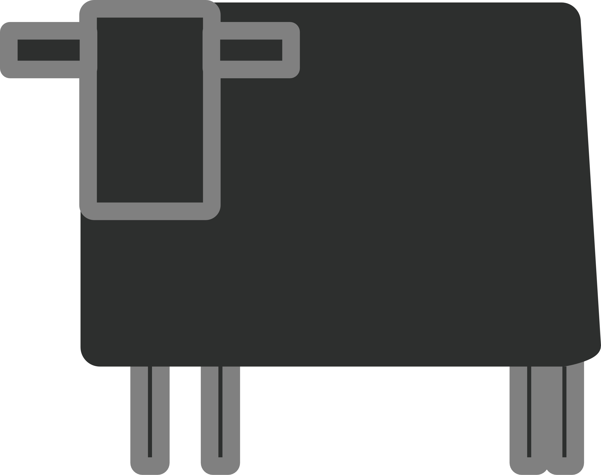 Square cow PNG icon