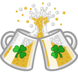 St Patrick's Day Pints PNG images