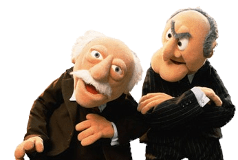 Statler and Waldorf Arguing PNG icon