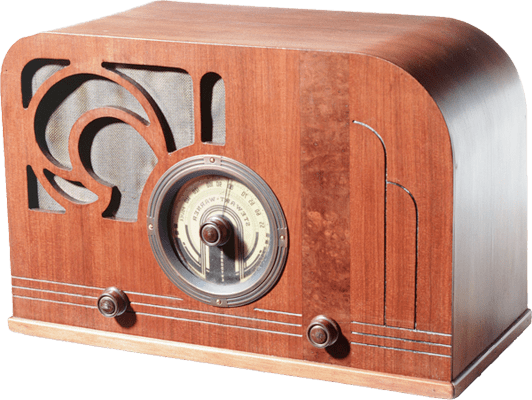 Stewart Warner Art Nouveau Radio SVG Clip arts