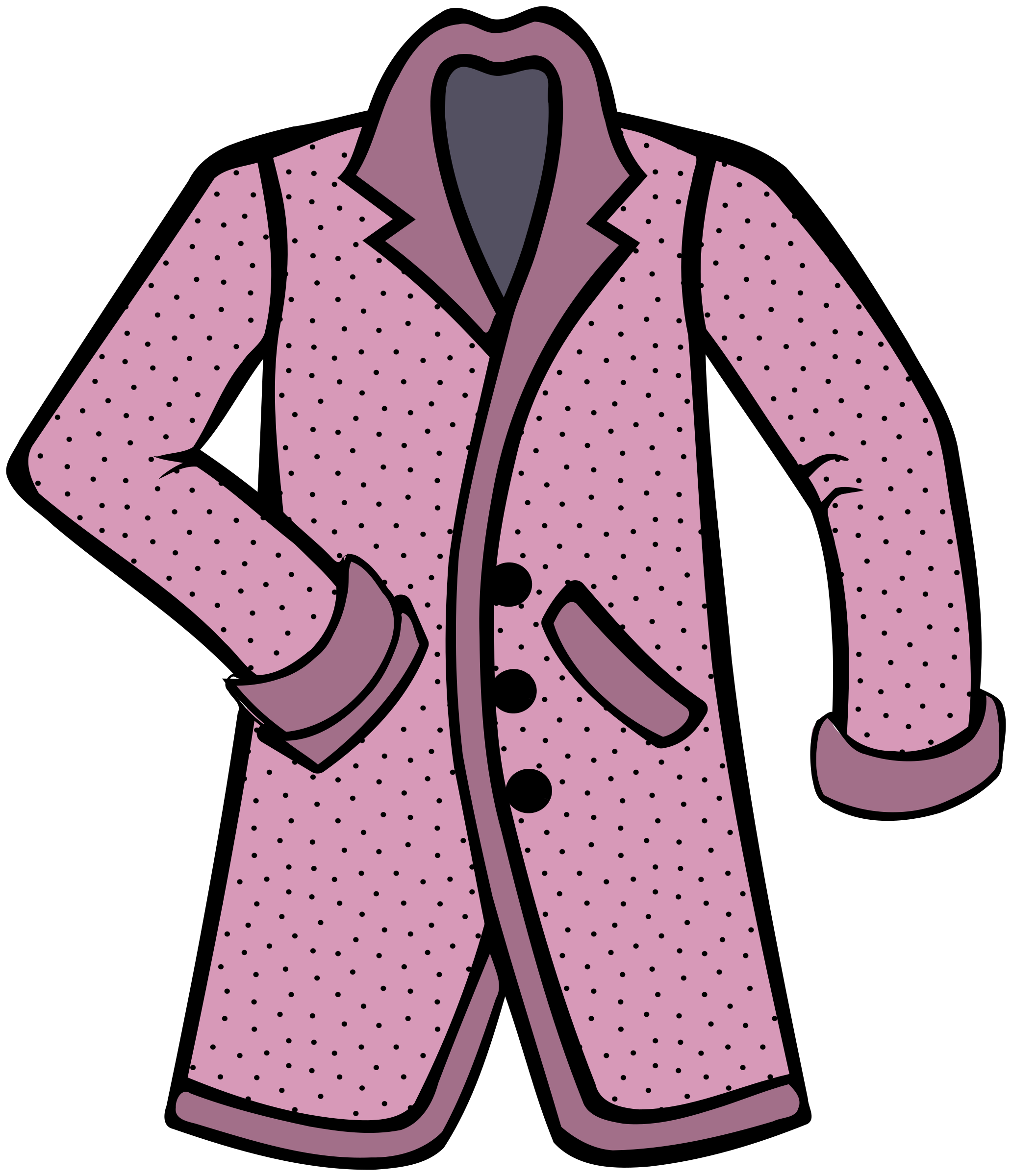 Stylish pink coat PNG icon