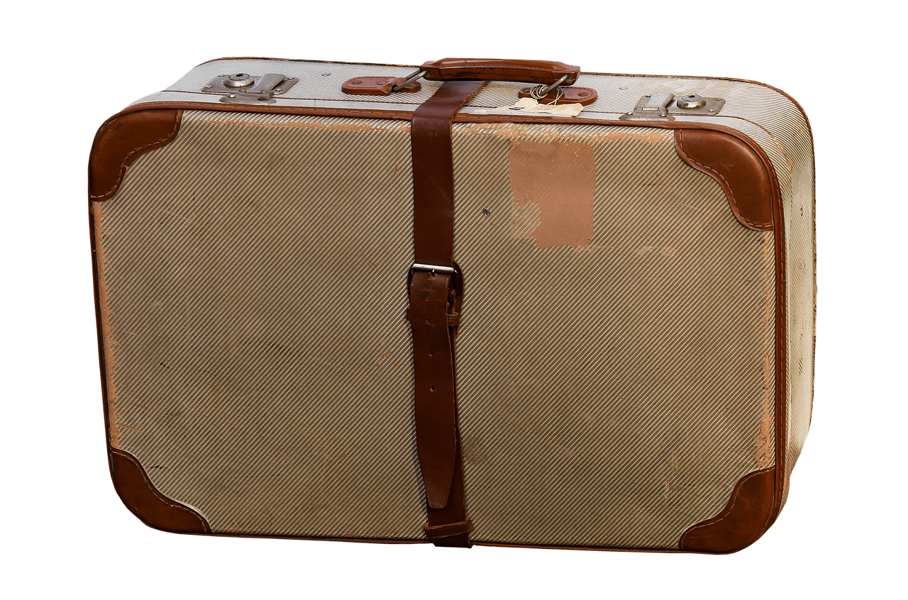 Suitcase Brown Canvas SVG Clip arts