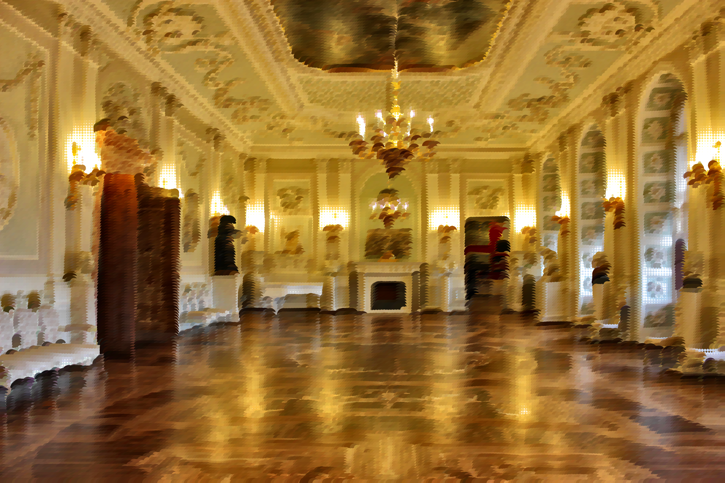 Surreal St Petersburg Palace Interior Clip arts