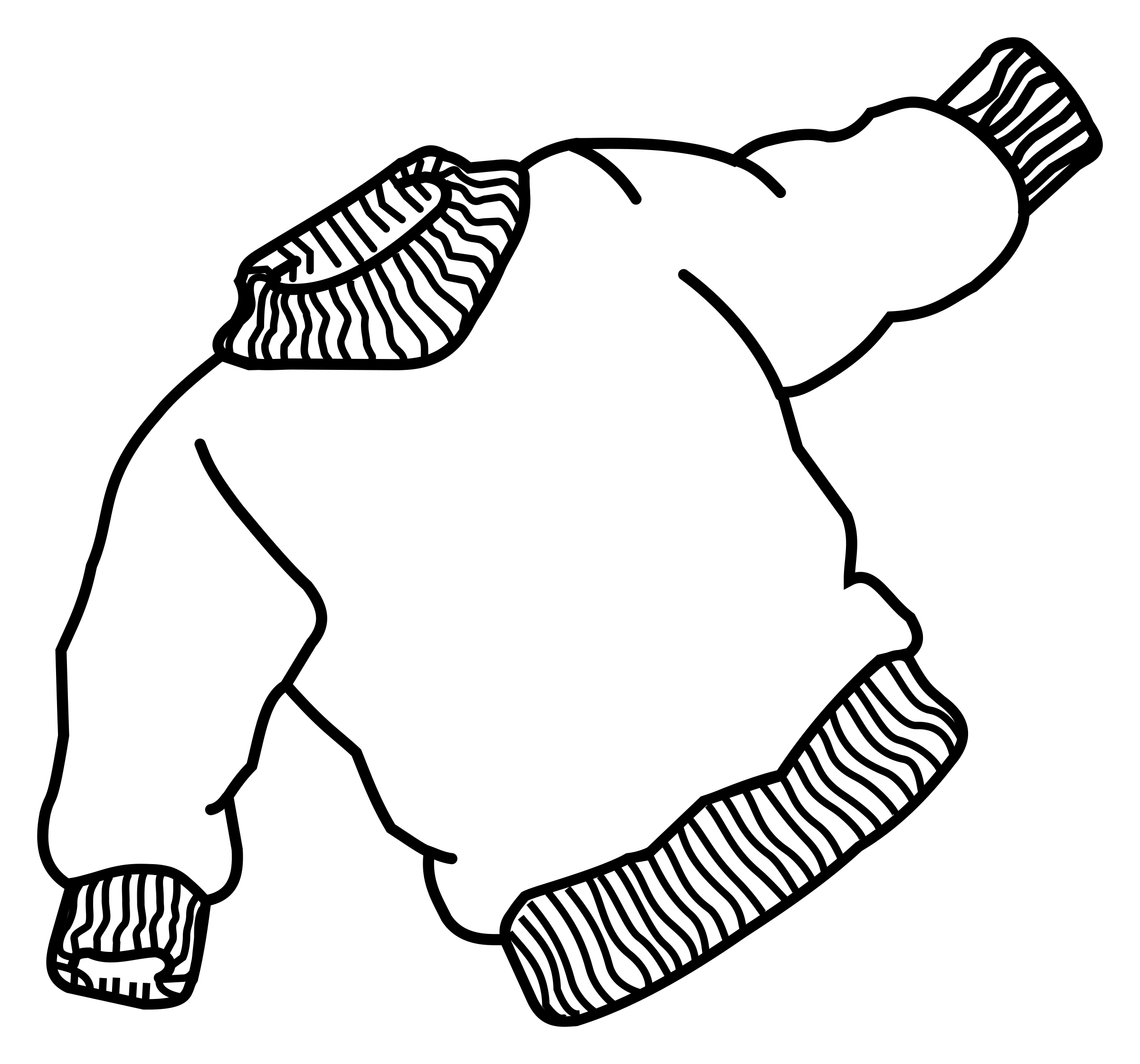 sweater - lineart PNG icon