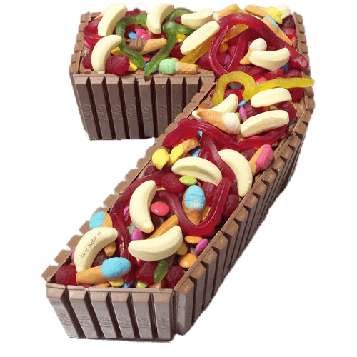 Sweets Number 7 Cake PNG icon