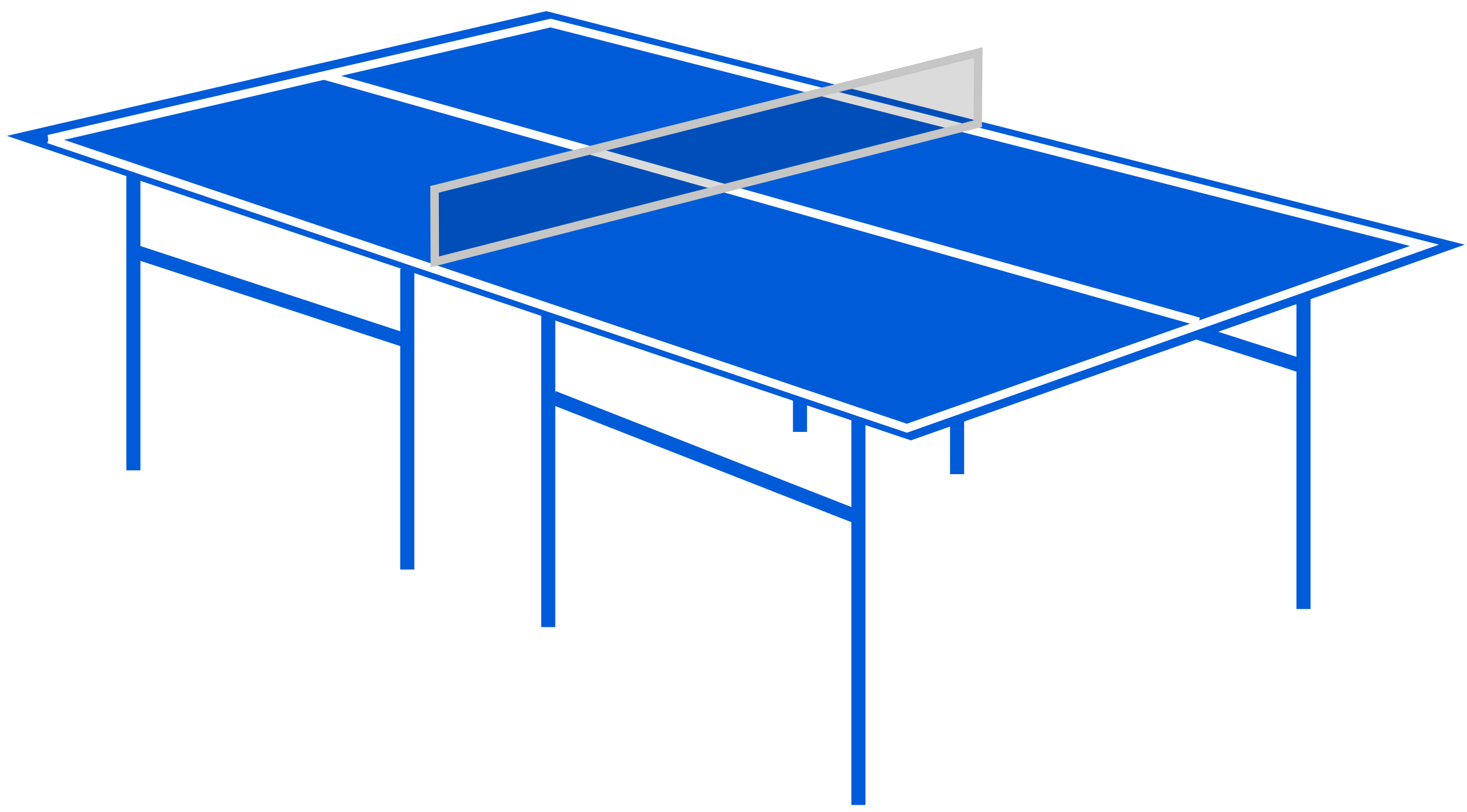 Table tennis table Clip arts