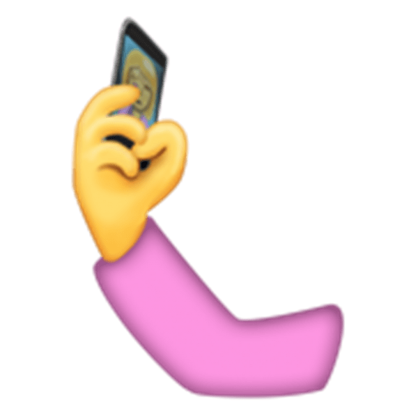 Taking Selfie Emoji PNG icon
