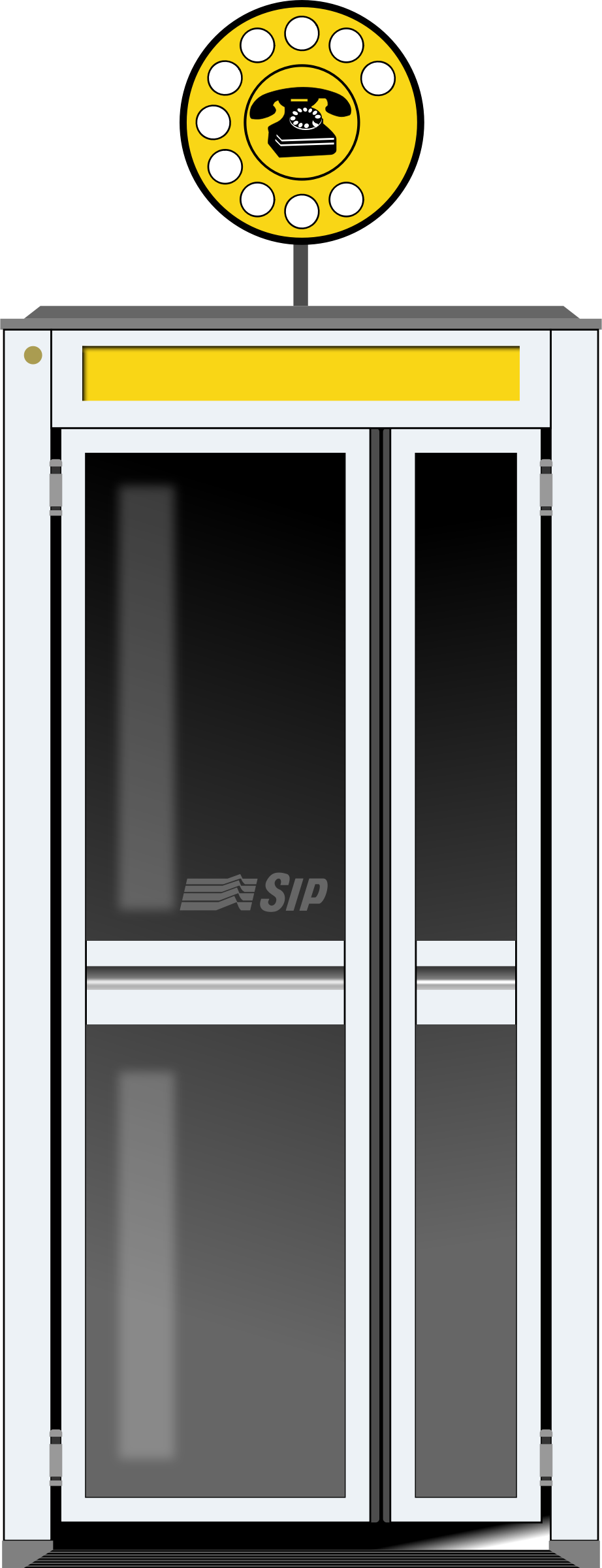 Telephone booth SVG Clip arts