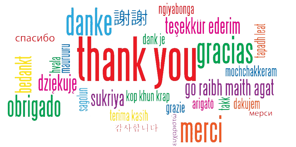 Thank You Translations PNG images