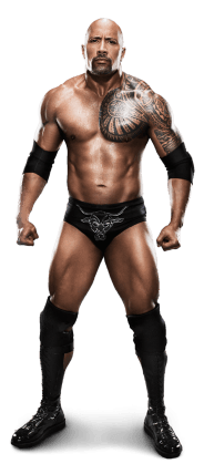 The Rock Standing SVG Clip arts