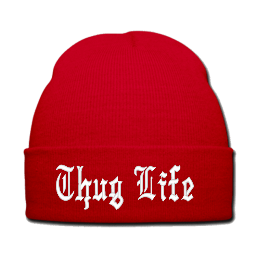 Thug Life Hat Red PNG icon