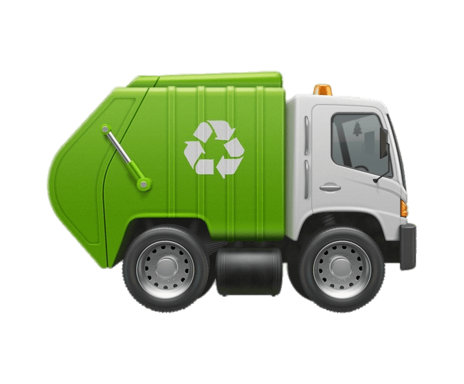Tiny Garbage Truck Clip arts