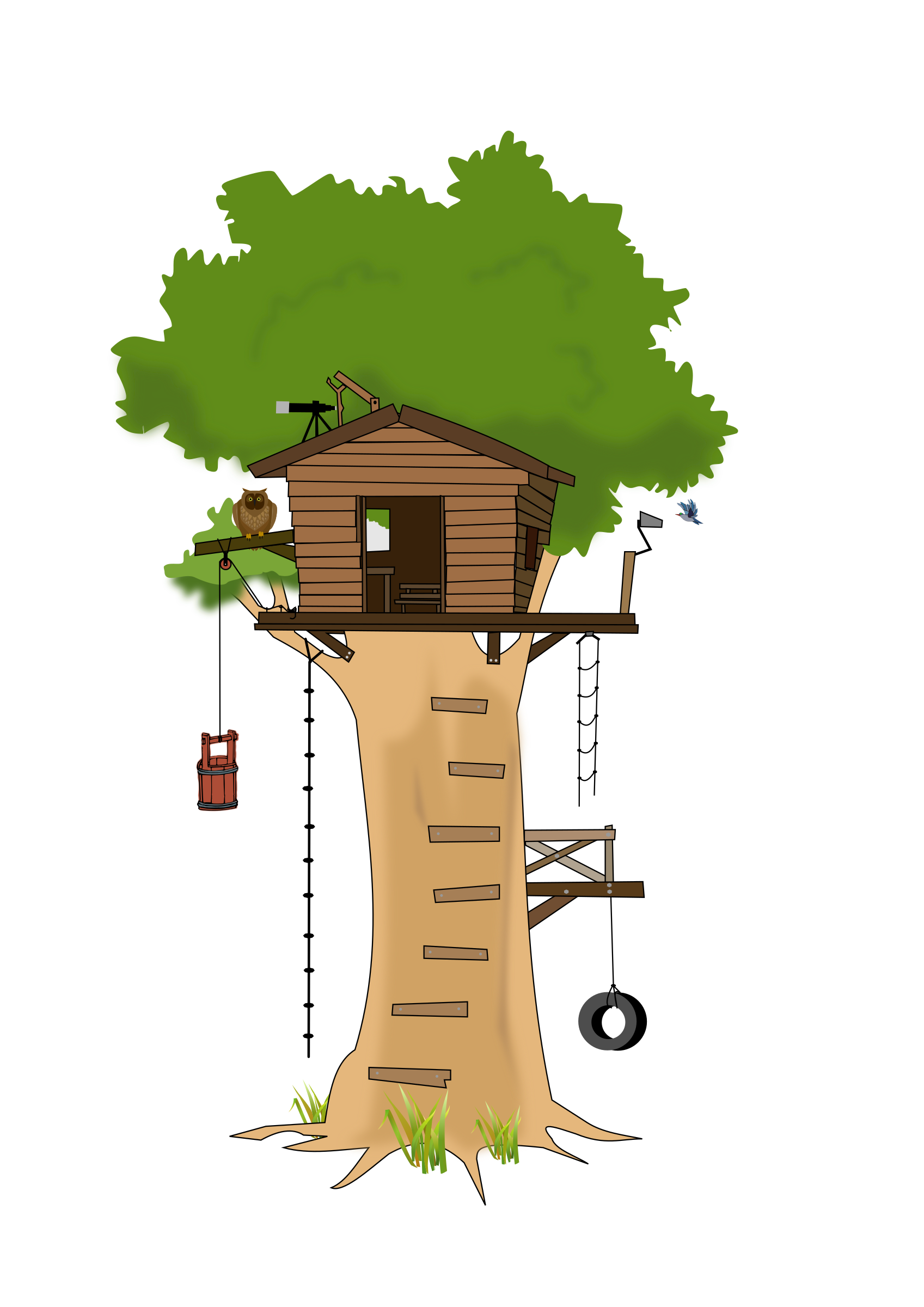 Tree Club House PNG icon