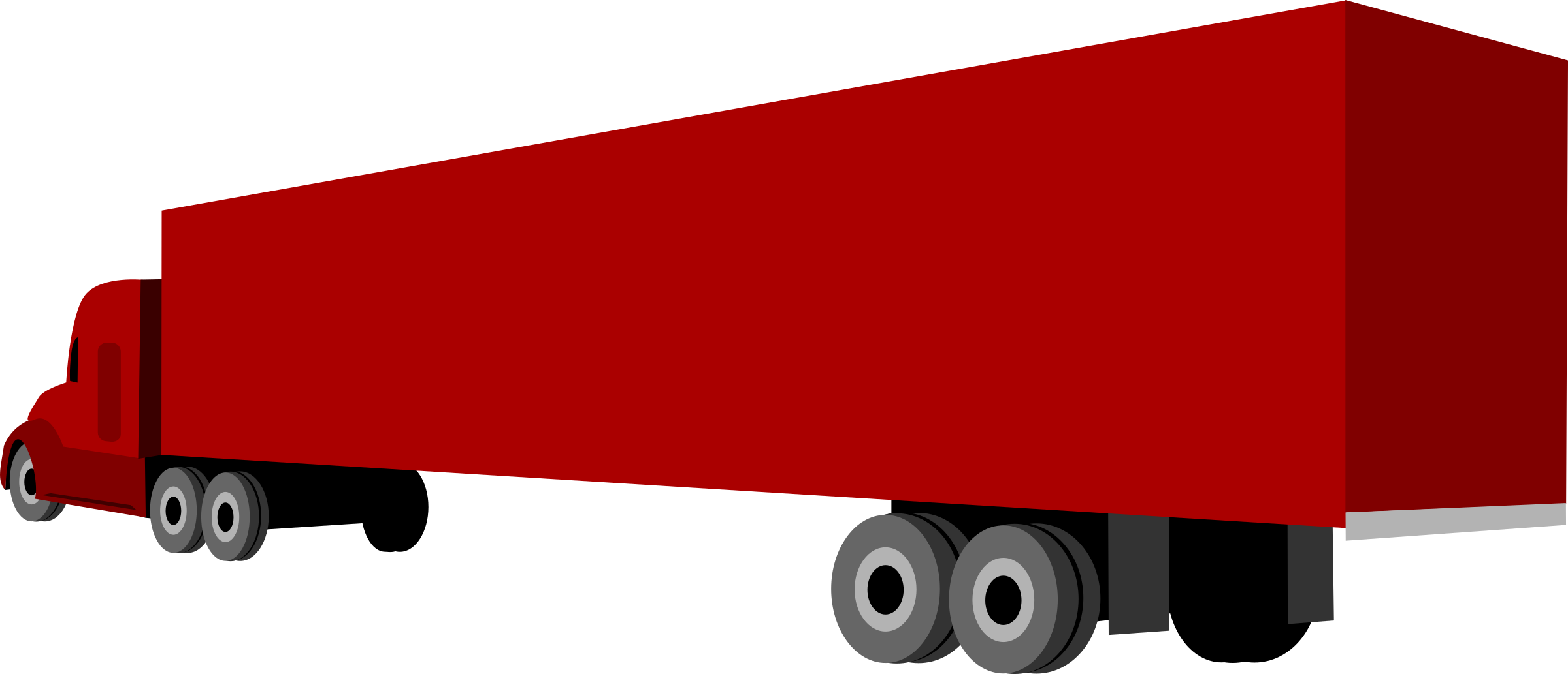 Truck and trailer PNG icon