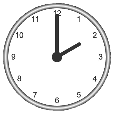 Two O'clock PNG icon
