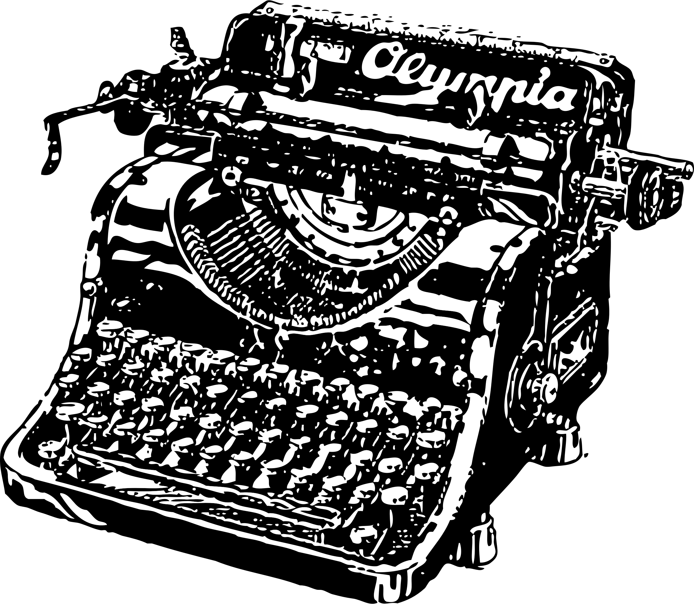 typewriter SVG Clip arts