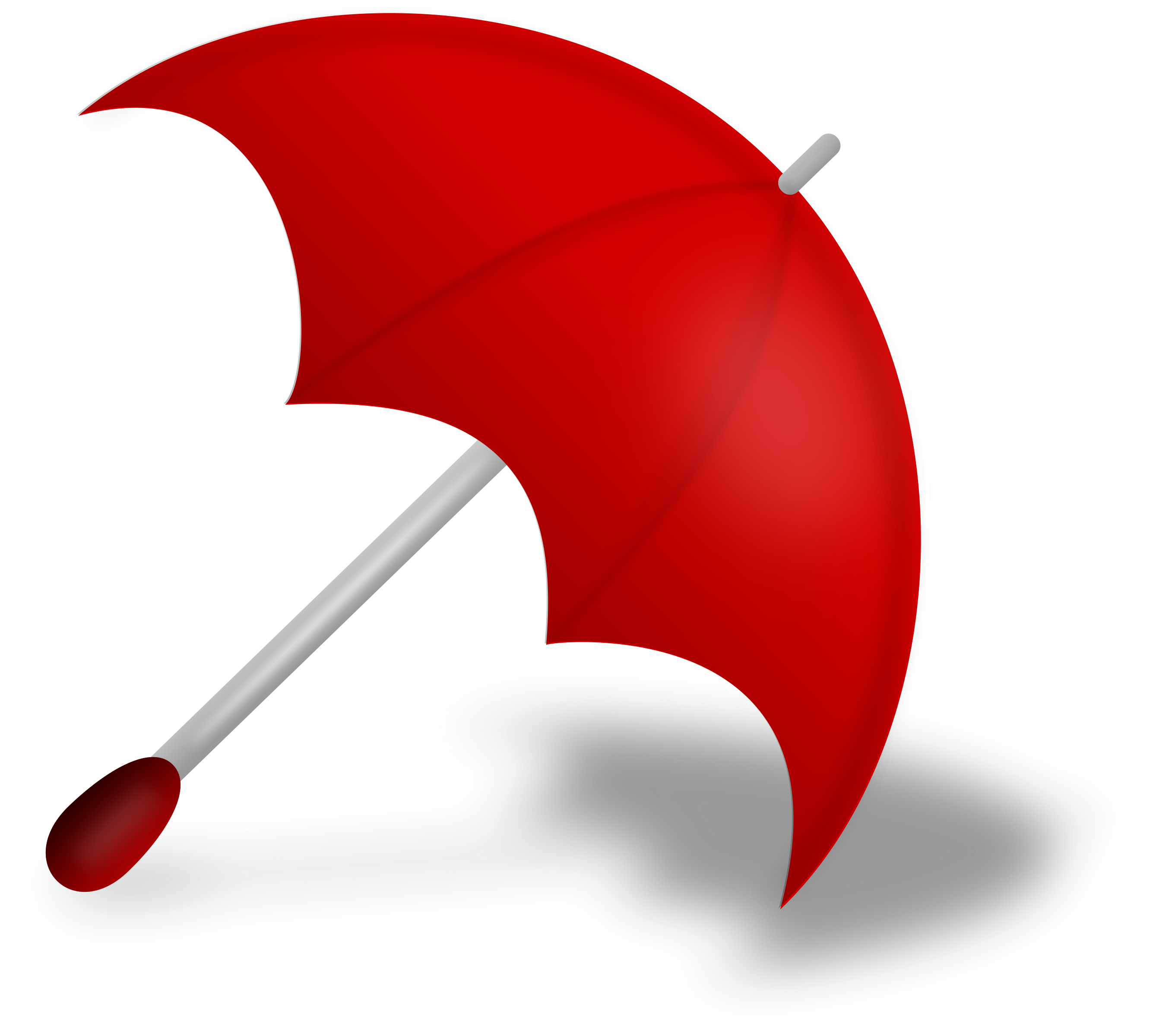 Umbrella (Red) Clip arts
