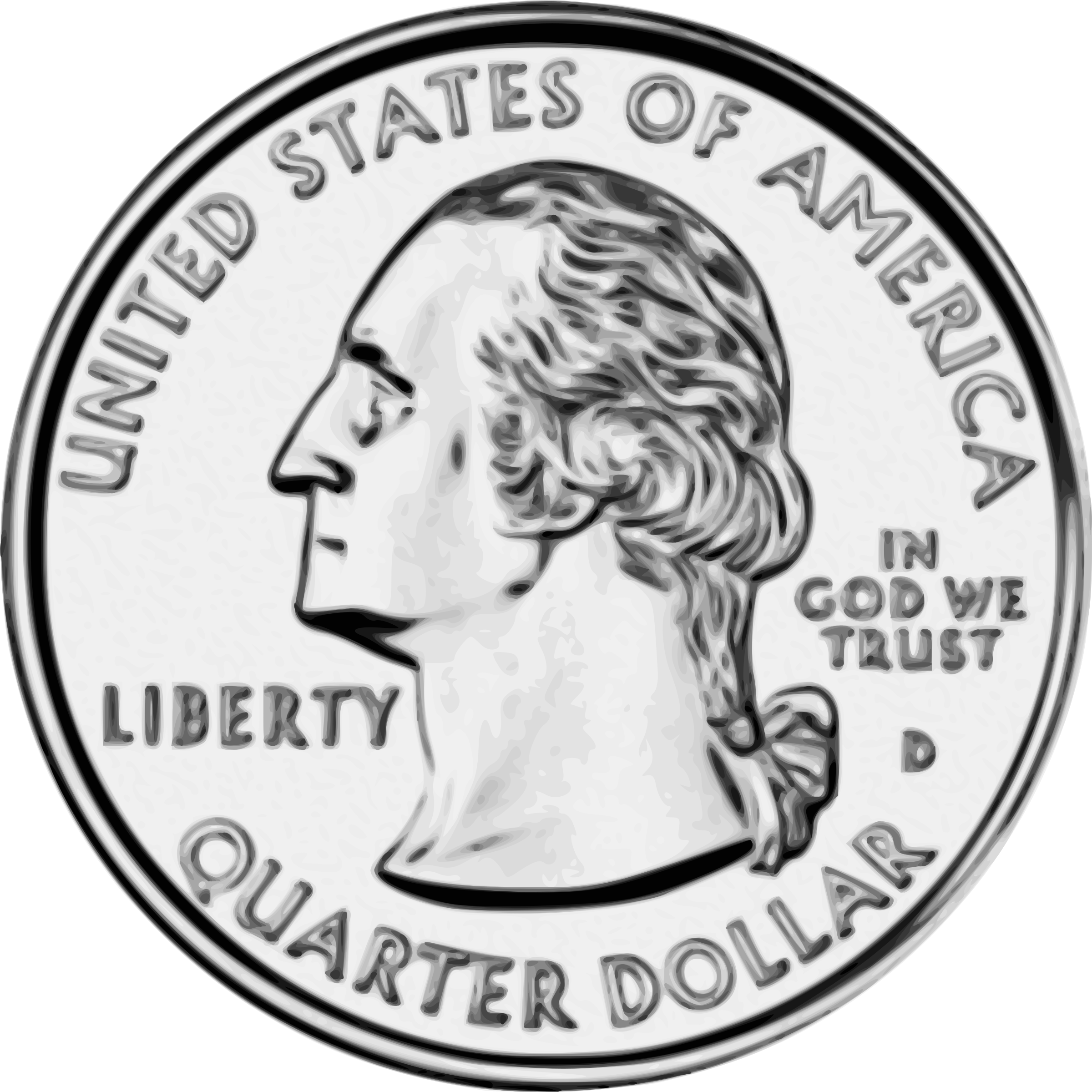 United States Quarter Front Clip arts